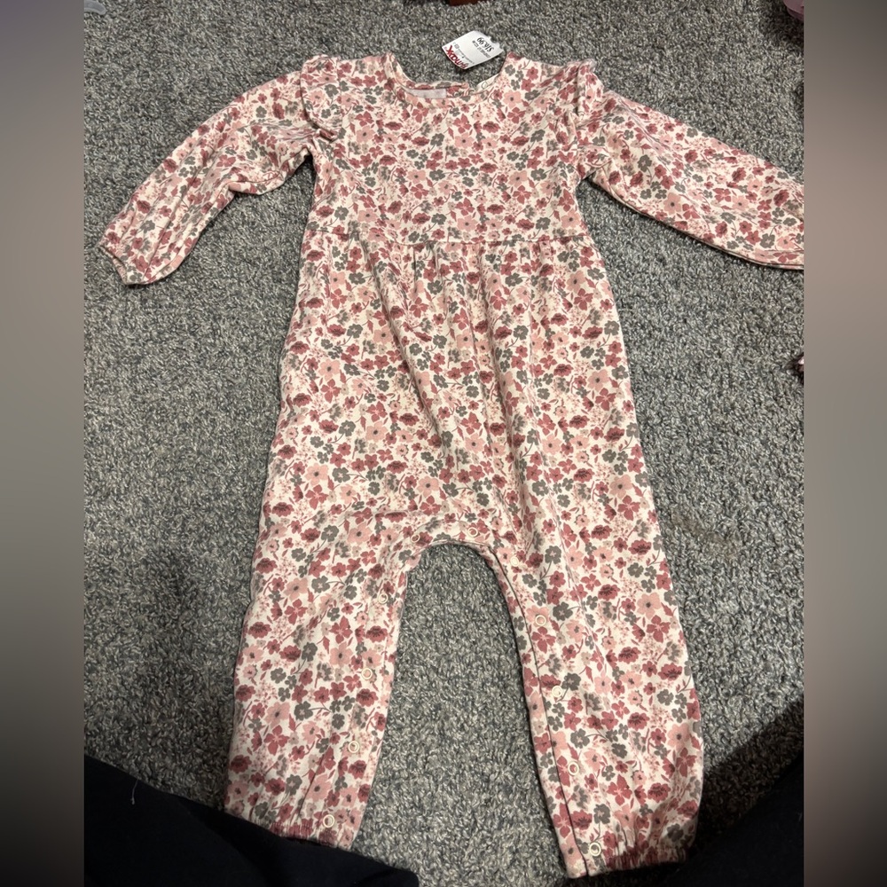 Brand new, size 24 months floral onesie
